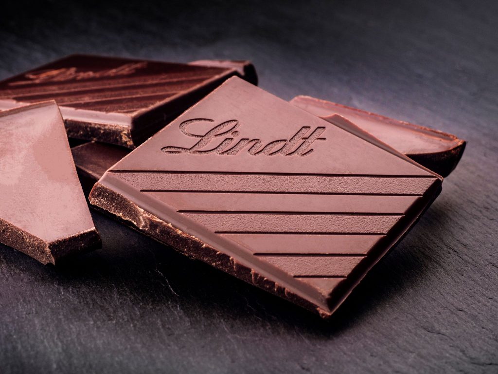 lindt chocolate photography